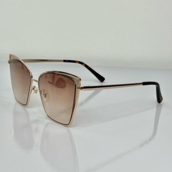 Diff Becky cat eye Gold Flash Brown Gradient Sunglasses main image 4